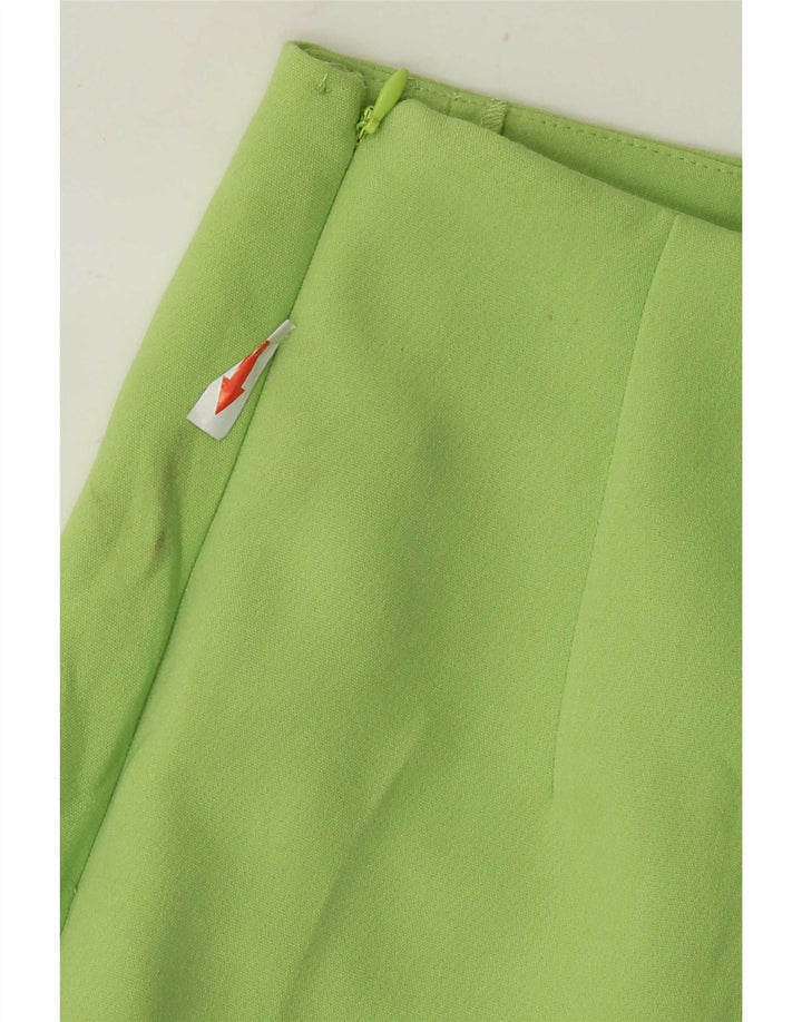 Zara Womens Skort UK 4 XS  Green Polyester
