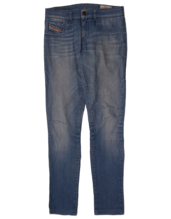 Diesel Womens Livier Legging Super Slim Jeans Size 30W30 L31 Blue Cotton