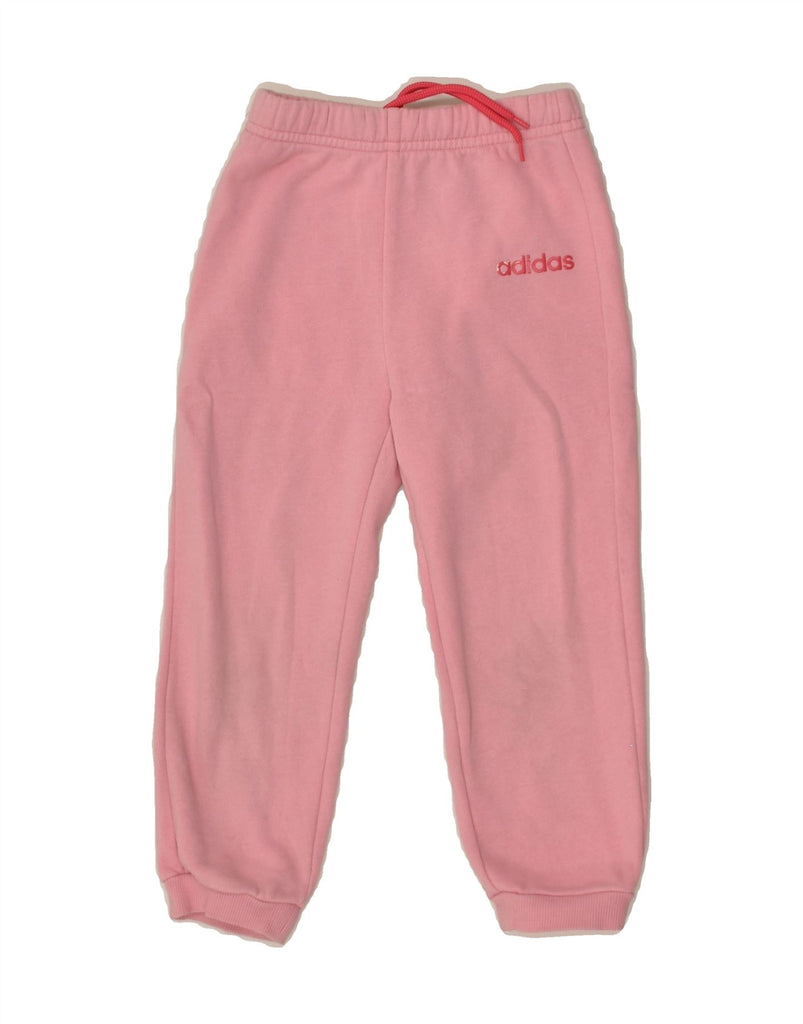 ADIDAS Girls Tracksuit Trousers Joggers 2-3 Years Pink Cotton | Vintage Adidas | Thrift | Second-Hand Adidas | Used Clothing | Messina Hembry 