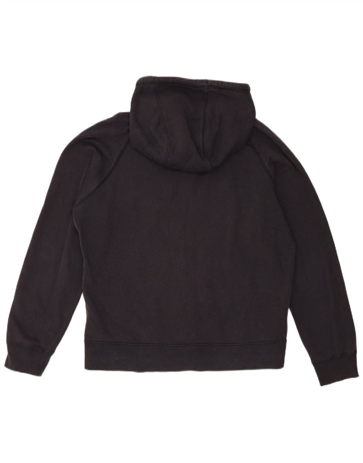 Nike Mens Zip Hoodie Sweater Large Black Cotton