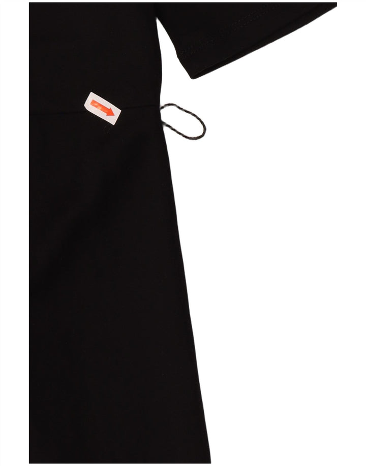 Zara Womens Shift Dress UK 10 Small Black Viscose