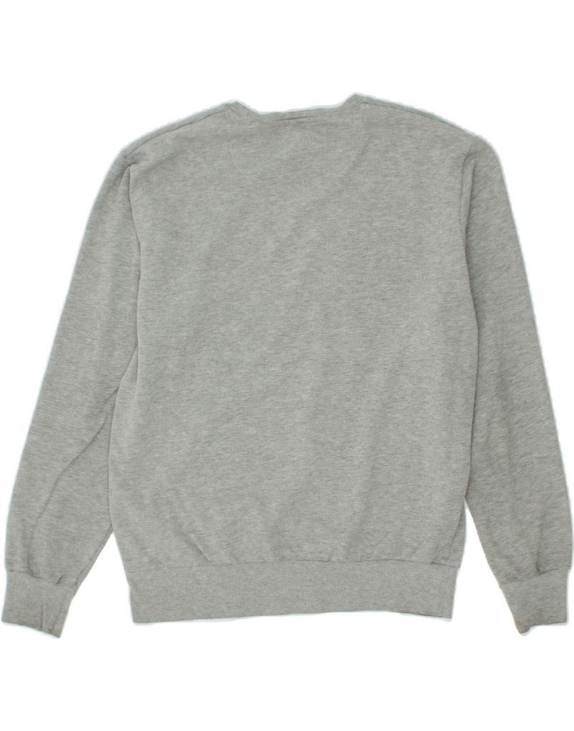 ELLESSE Mens Graphic Sweatshirt Jumper Large Grey Cotton Vintage Ellesse and Second-Hand Ellesse from Messina Hembry 