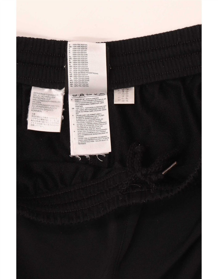 Adidas Mens Tracksuit Trousers Medium Black Colourblock Polyester