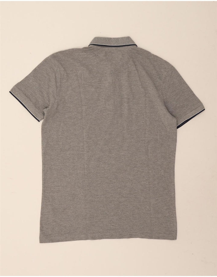 Kappa Mens Polo Shirt 2XL Grey Flecked Cotton