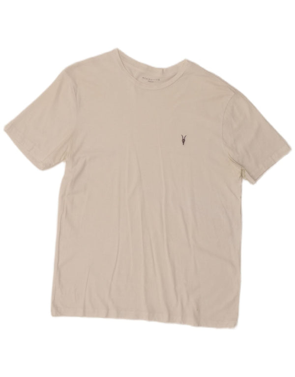 All Saints Mens T-Shirt Top Medium White