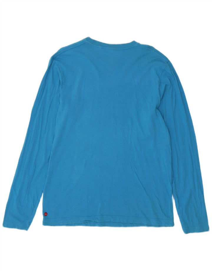 O'Neill Mens Graphic Top Long Sleeve Medium Blue Cotton
