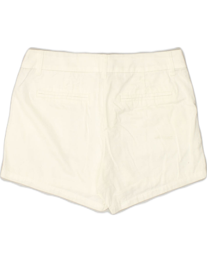 J. CREW Womens Chino Shorts US 4 Small W30  White Cotton | Vintage J. Crew | Thrift | Second-Hand J. Crew | Used Clothing | Messina Hembry 