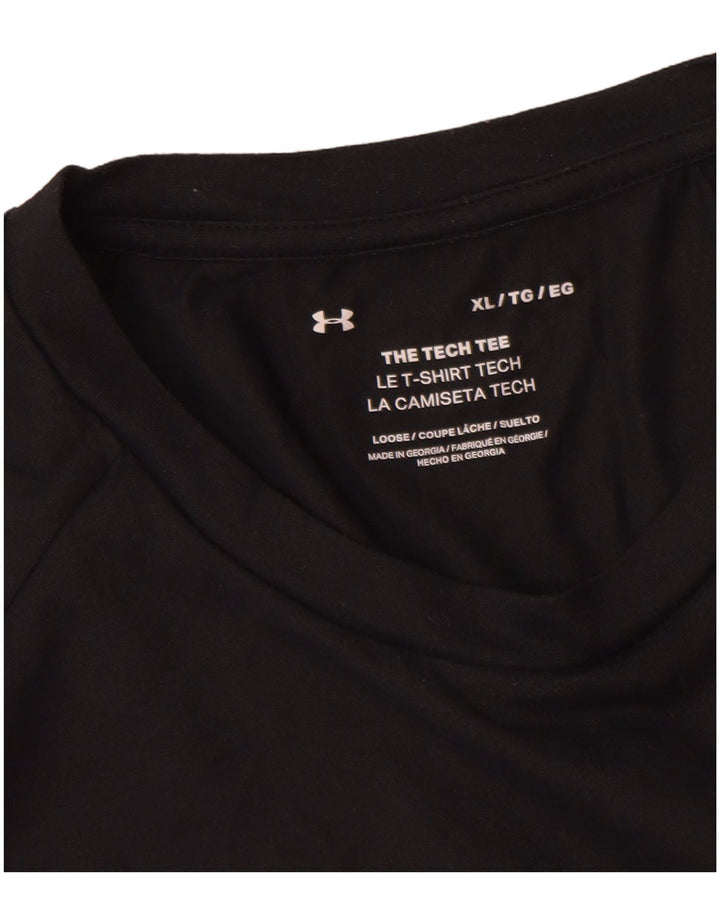Under Armour Mens T-Shirt Top XL Black