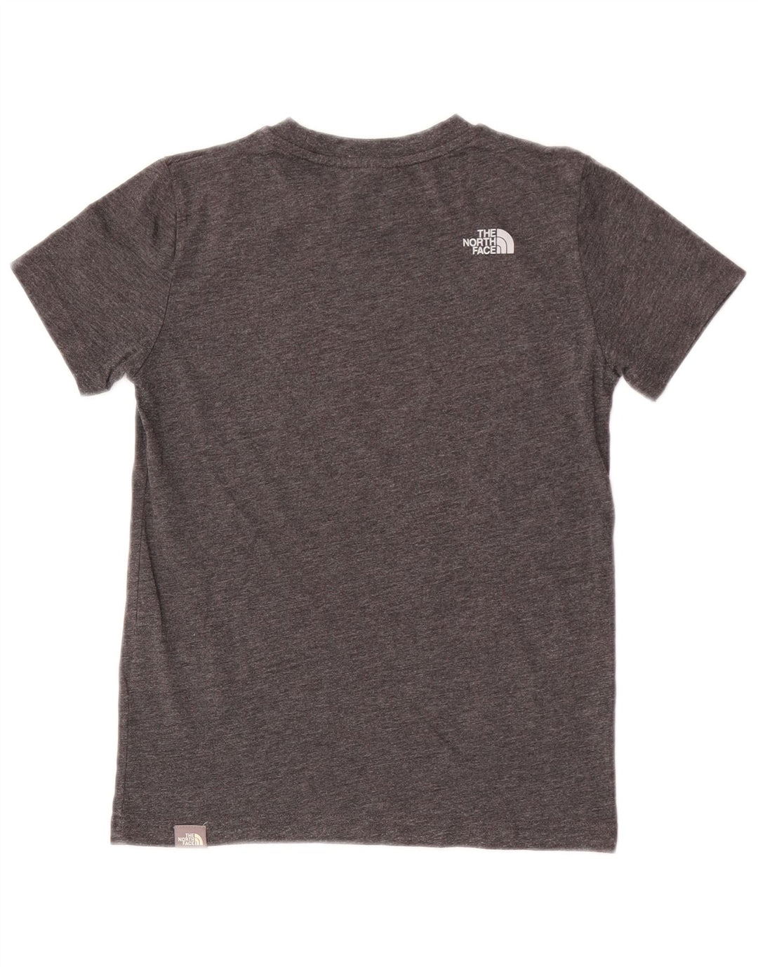 The North Face Boys T-Shirt Top 9-10 Years Medium Grey Cotton