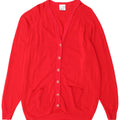 FIRST AVENUE Womens Cardigan Sweater UK 16 Large Red New Wool