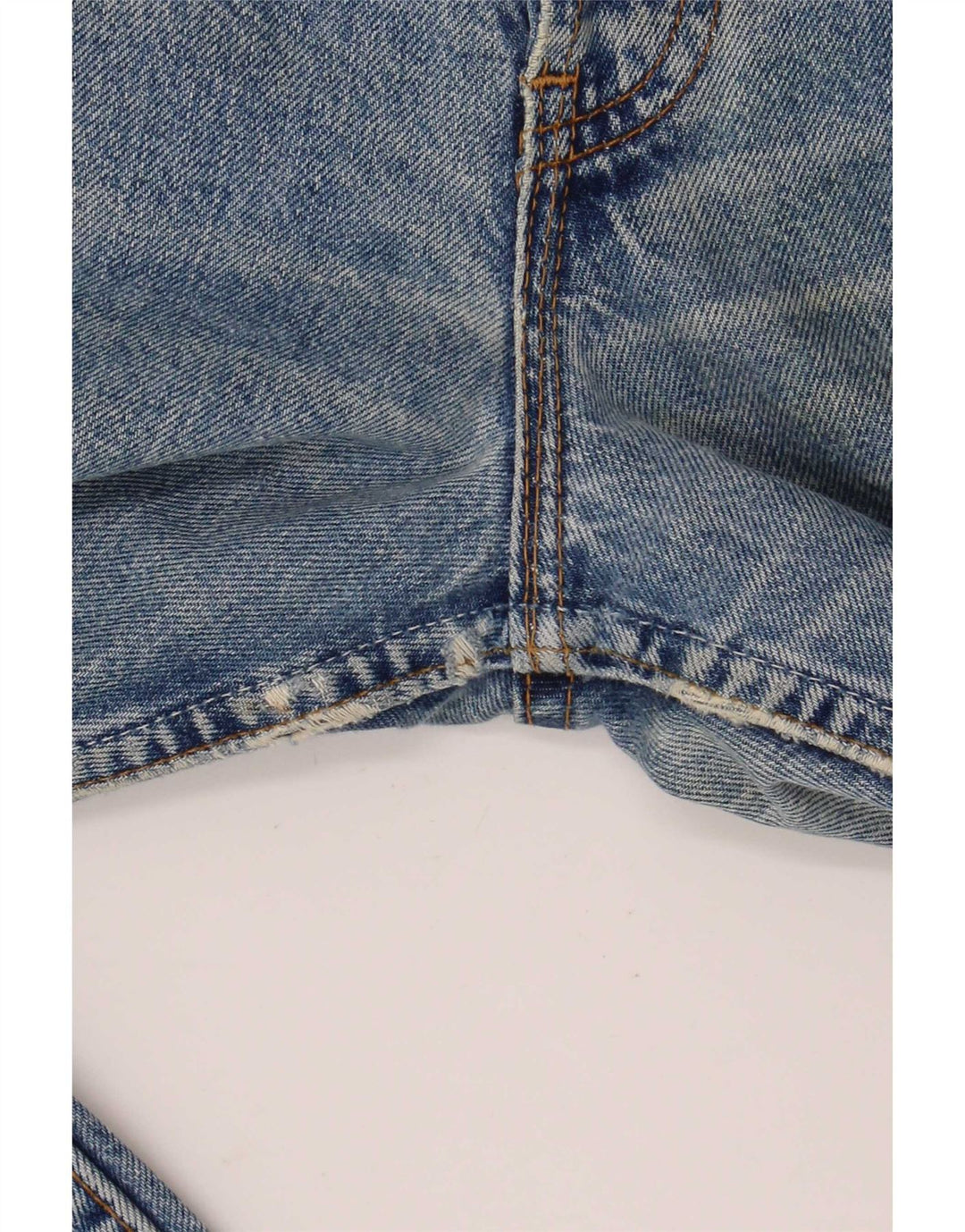 Levi's Mens Distressed Straight Jeans W36 L32 Blue Cotton