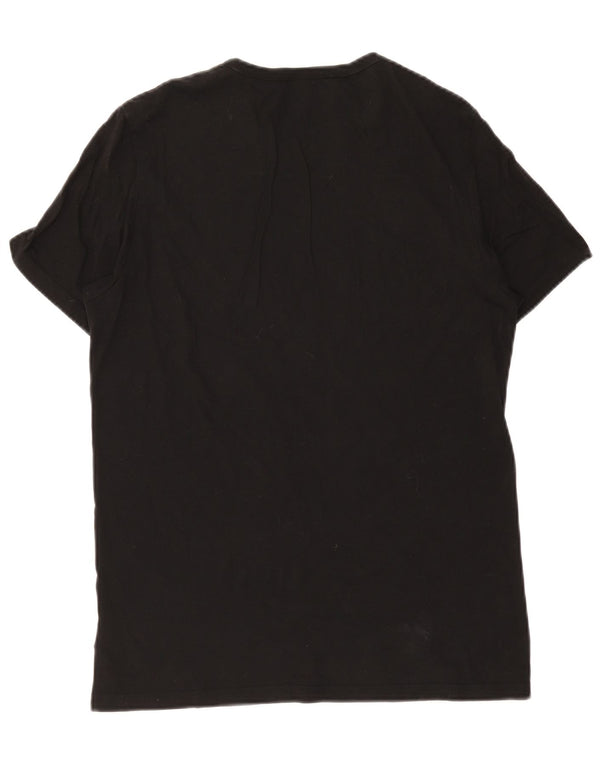 G-Star Mens Graphic T-Shirt Top Medium Black Cotton