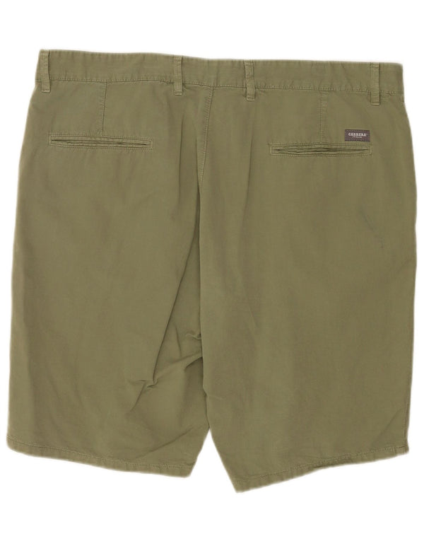 Carrera Mens Regular Fit Chino Shorts W38 XL Green Cotton