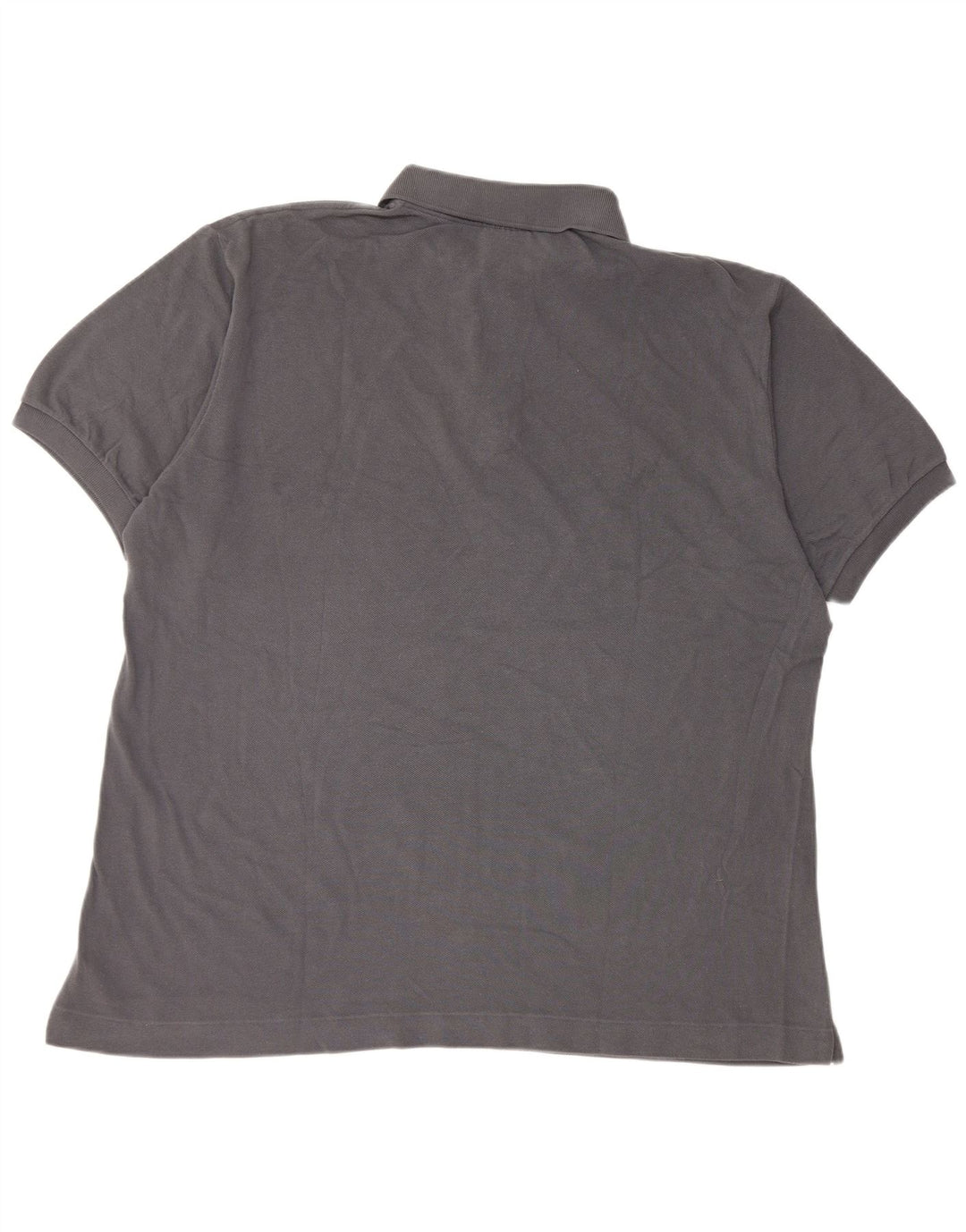 Lacoste Mens Polo Shirt Size 7 2XL Grey Cotton