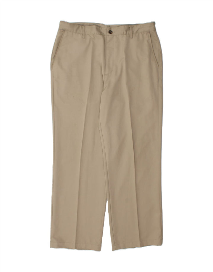 ADIDAS Mens Climalite Straight Chino Trousers W38 L30 Beige Polyester Vintage Adidas and Second-Hand Adidas from Messina Hembry 