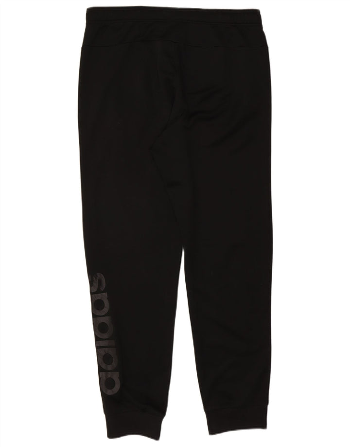 Adidas Mens Graphic Tracksuit Trousers Joggers Large Black Polyester