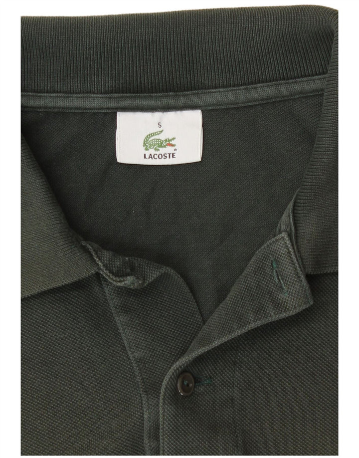 Lacoste Mens Polo Shirt US 5 Large Green Cotton