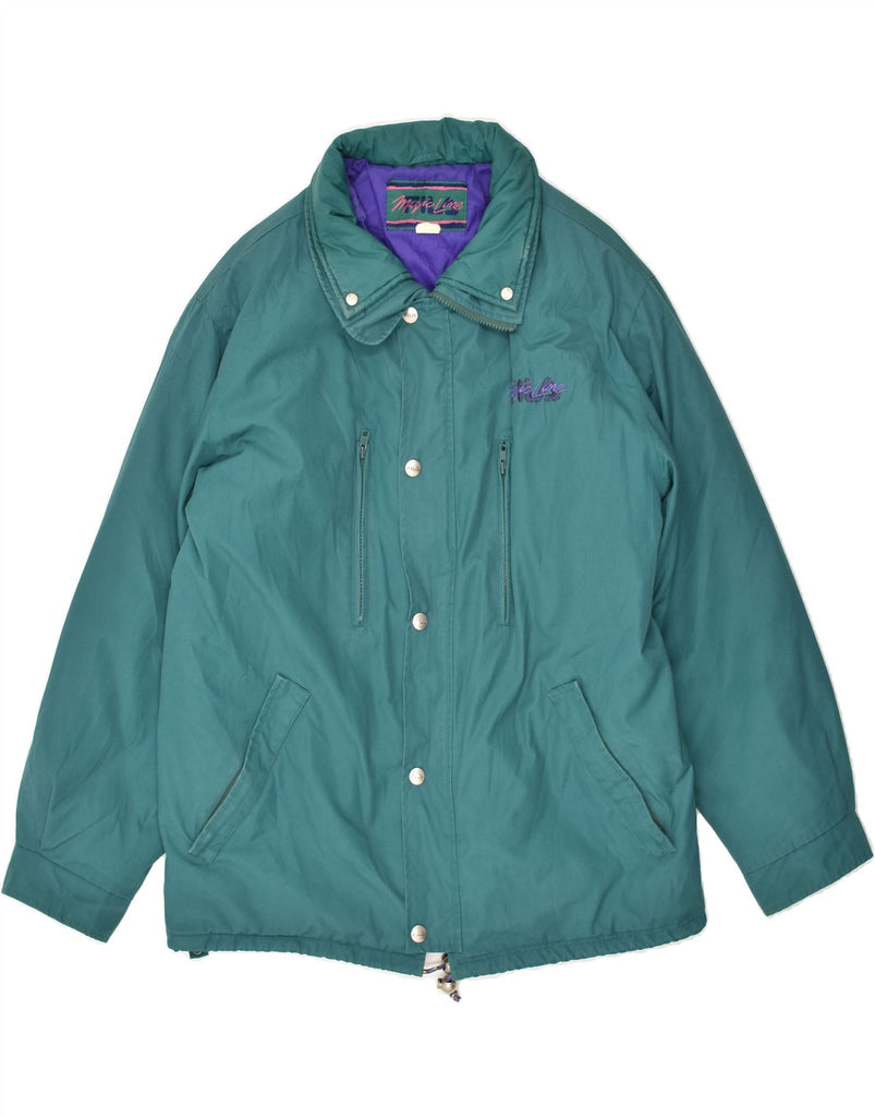 FILA Mens Windbreaker Jacket IT 50 Large Green Polyester | Vintage Fila | Thrift | Second-Hand Fila | Used Clothing | Messina Hembry 