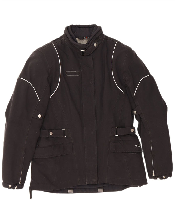 Spidi Womens Motorstyle Racer Jacket UK 14 Medium Black Polyester