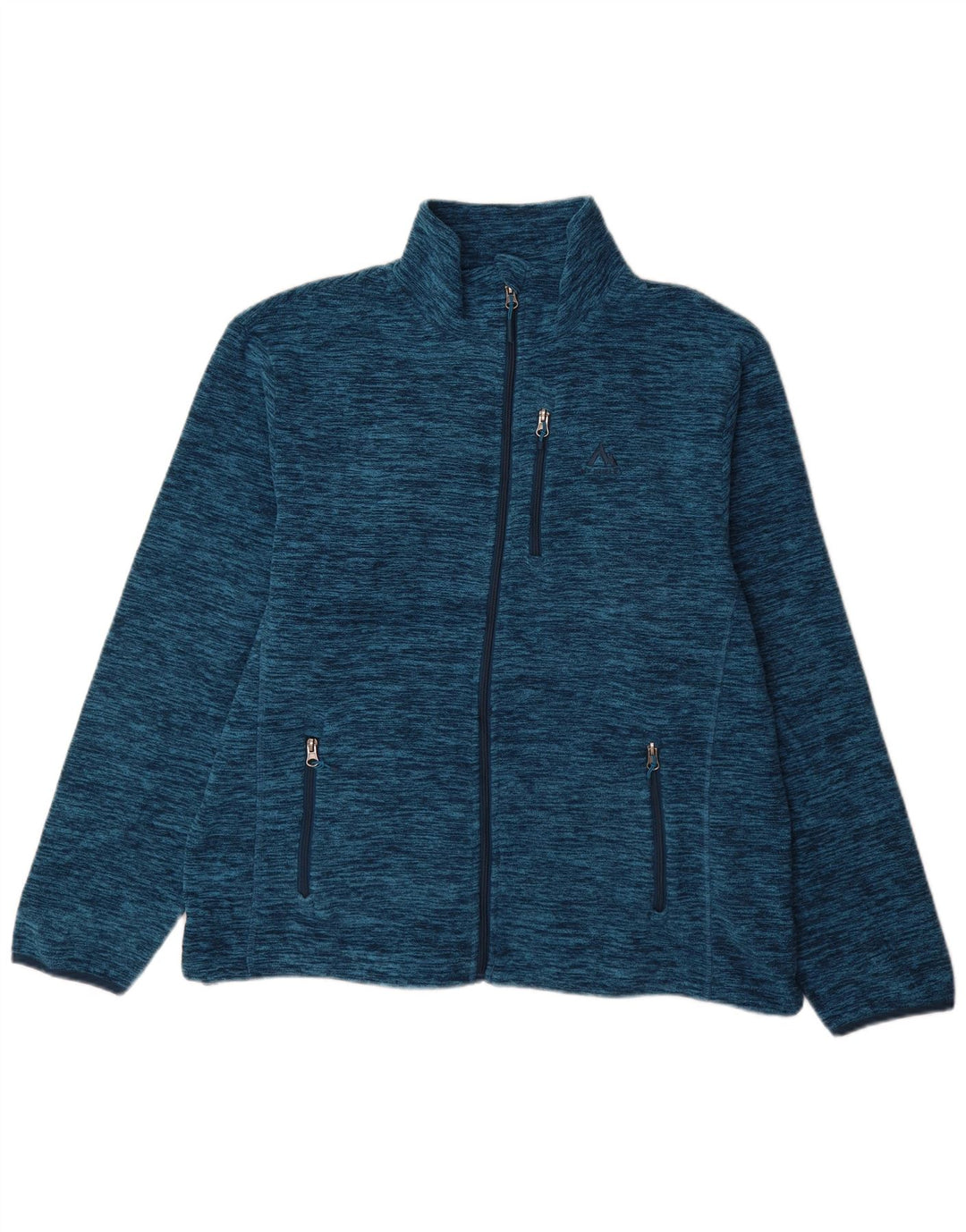 MC Kinley Mens Fleece Jacket UK 46 3XL Blue Flecked Polyester