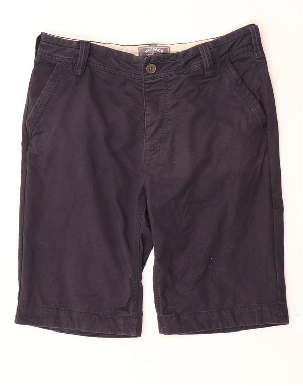 Fat Face Mens Chino Shorts W34 Large Navy Blue Cotton