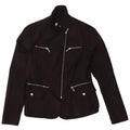 Geox Womens Utility Jacket UK 10 Small Black Polyester