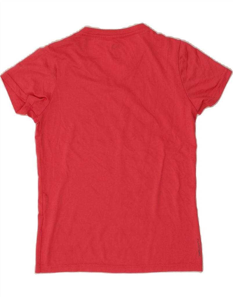 THE NORTH FACE Girls Graphic T-Shirt Top 10-11 Years Medium  Pink Vintage The North Face and Second-Hand The North Face from Messina Hembry 