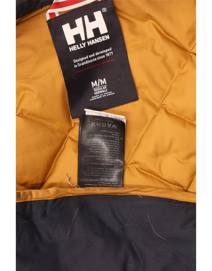 HELLY HANSEN Mens Padded Jacket UK 38 Medium Navy Blue Polyester