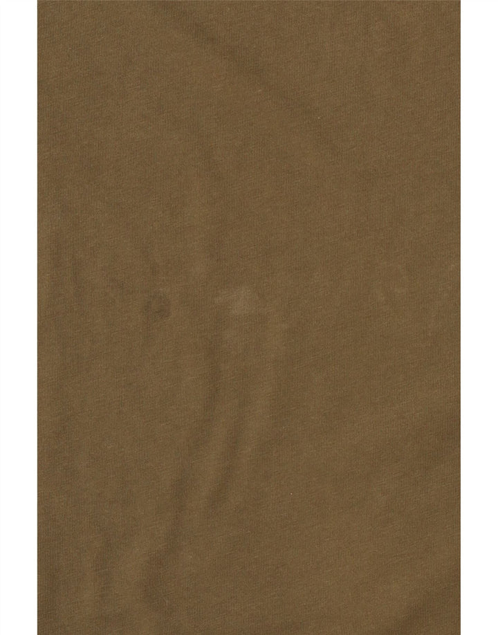 TOMMY HILFIGER Mens T-Shirt Top Large Khaki