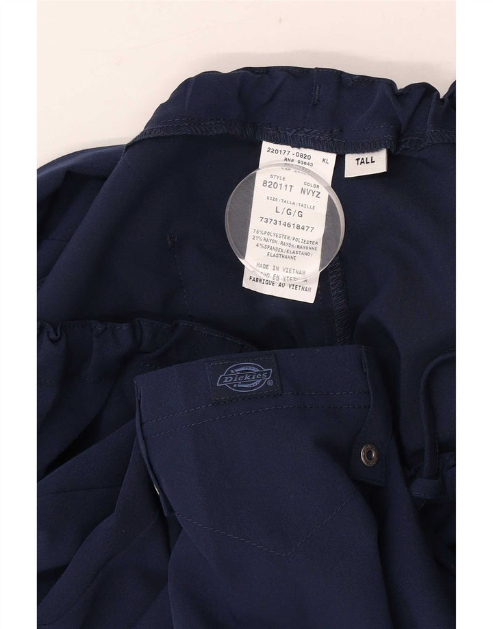 Dickies Womens Straight Cargo Trousers Large W34 L33 Navy Blue Polyester