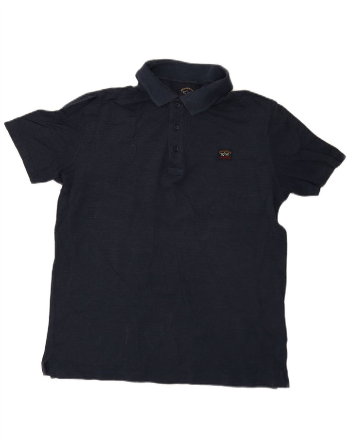 Paul & Shark Mens Polo Shirt Large Navy Blue