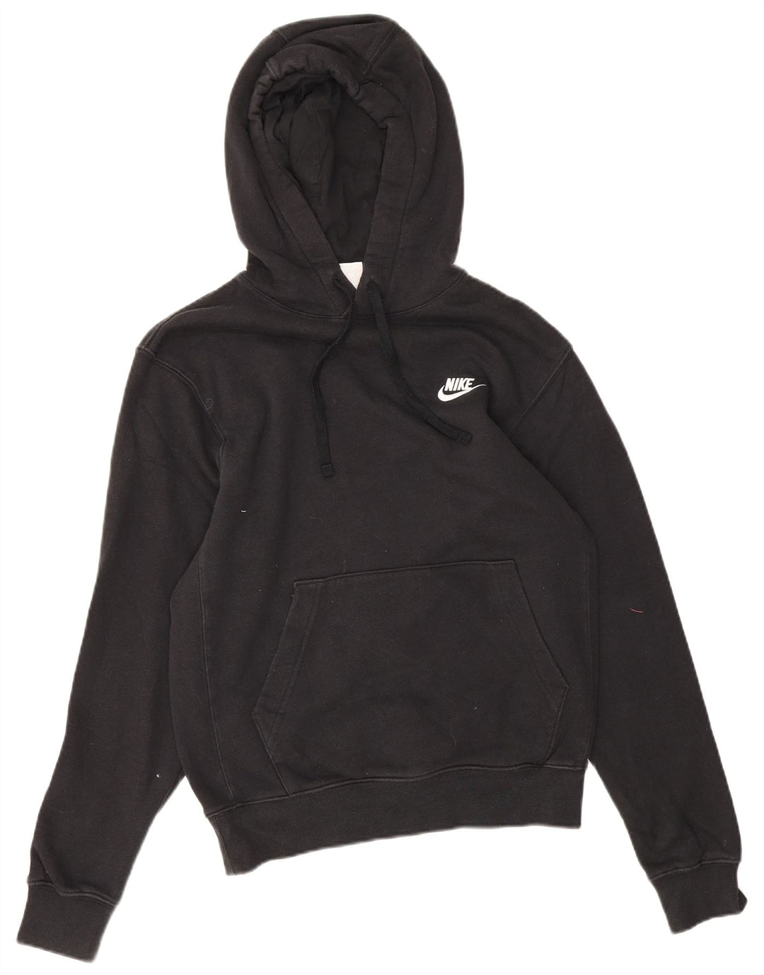Nike Mens Hoodie Jumper XS Black Cotton