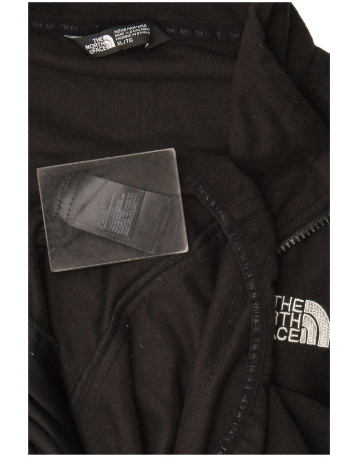 The North Face Mens Fleece Jacket UK 42 XL Black Polyester