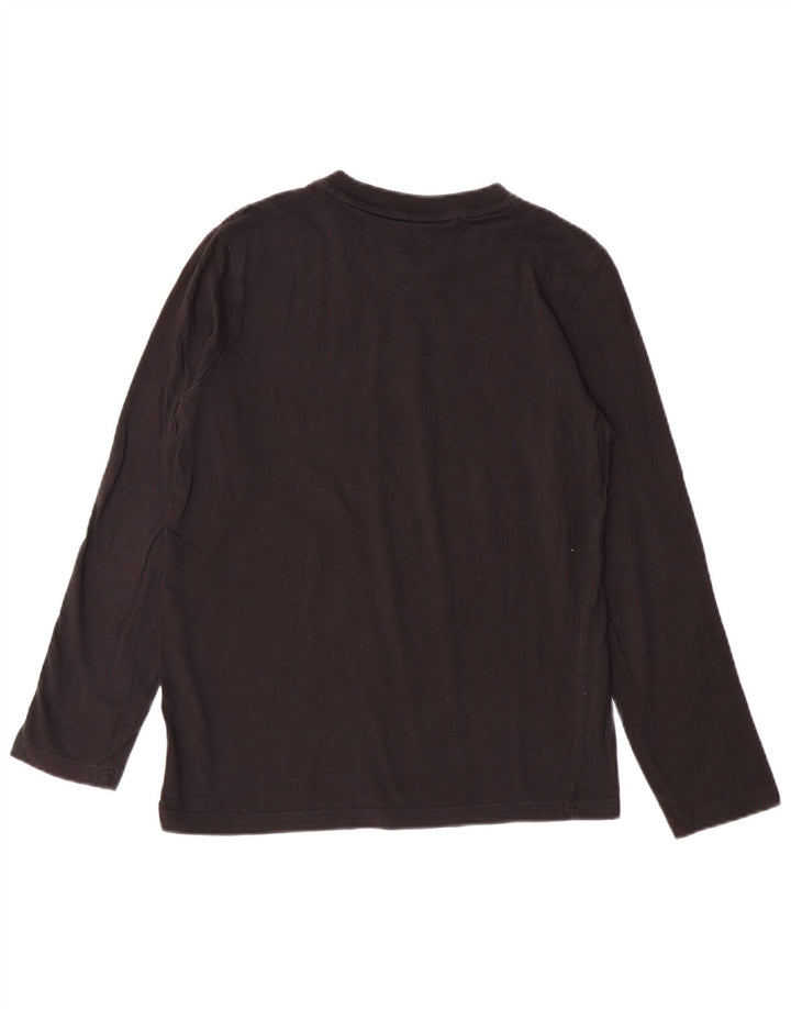 Puma Boys Graphic Top Long Sleeve 13-14 Years Black