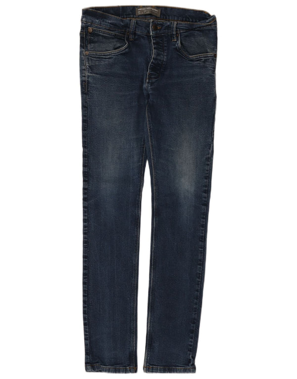 French Connection Mens Slim Jeans W32 L32 Blue Cotton