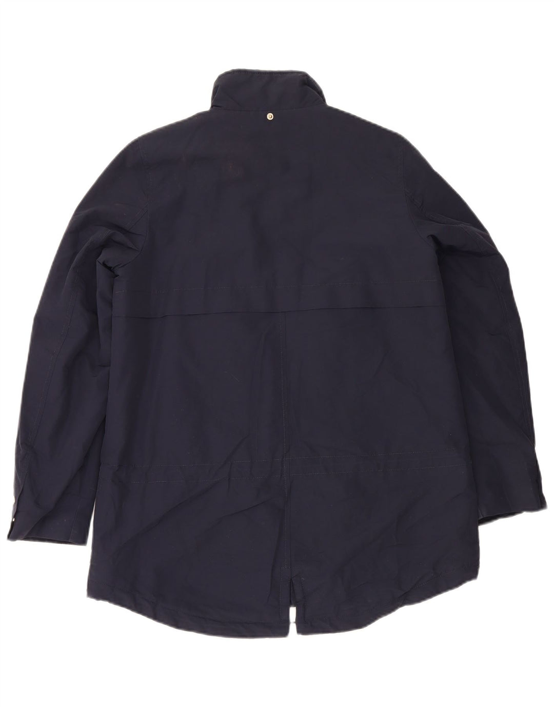 Mango Womens Parka Jacket UK 10 Small Navy Blue
