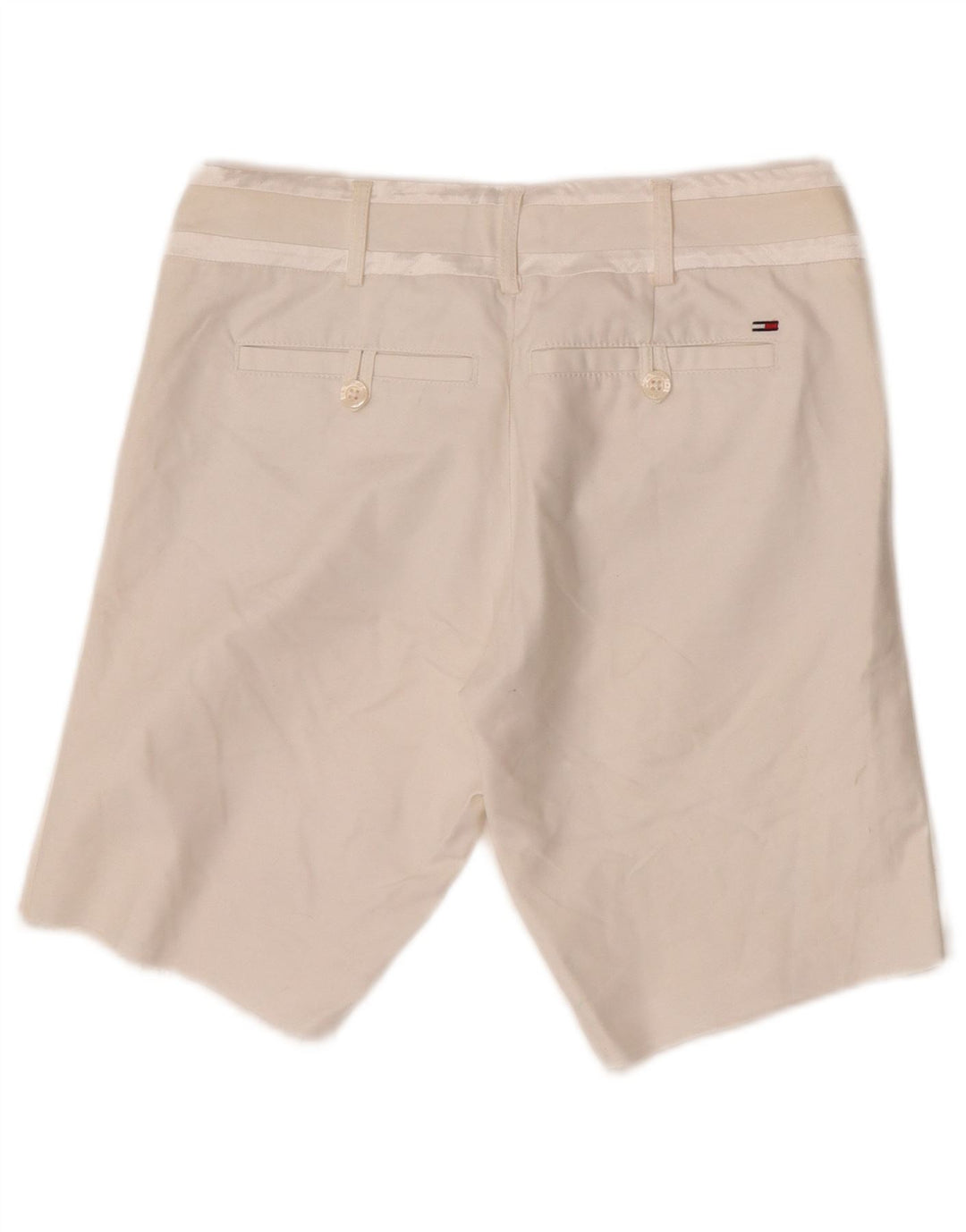 Tommy Hilfiger Womens Chino Shorts W30 Medium White Cotton