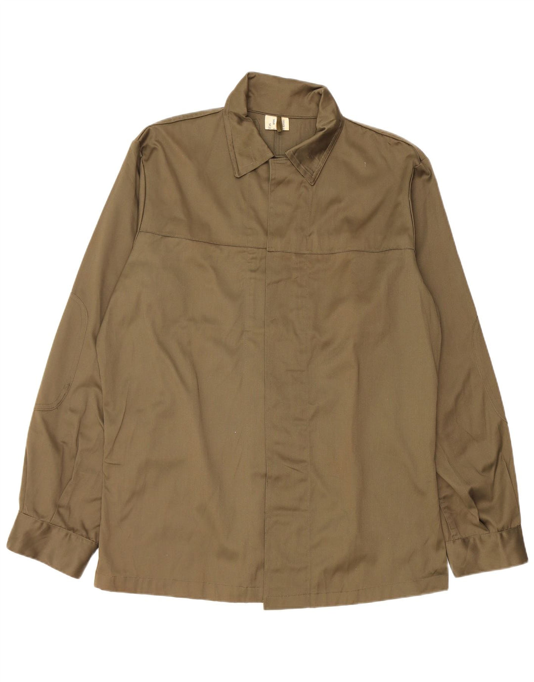 Vintage Mens Military Shirt XL Khaki