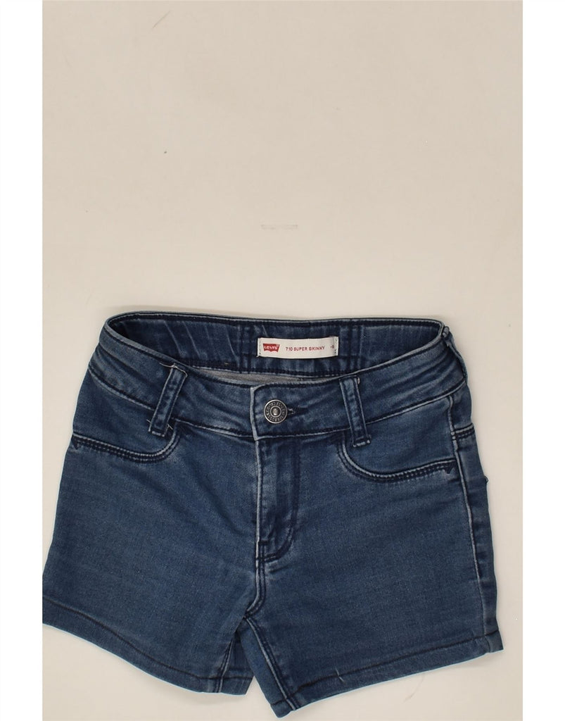 LEVI'S Girls Denim Shorts 7-8 Years W22  Blue Cotton | Vintage Levi's | Thrift | Second-Hand Levi's | Used Clothing | Messina Hembry 