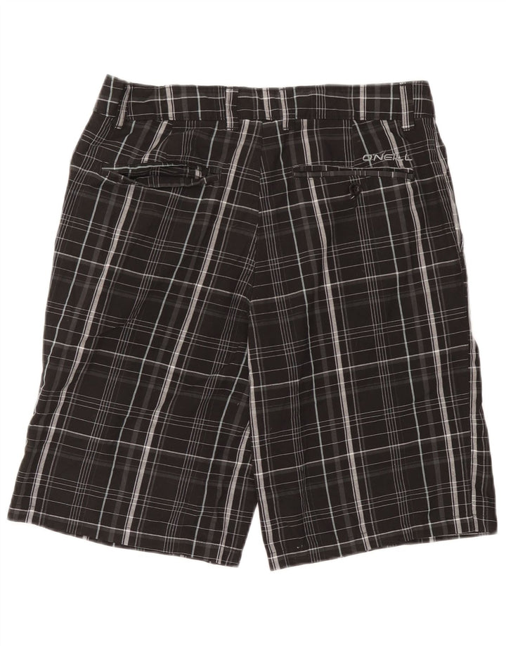 O'Neill Mens Chino Shorts W32 Medium Black Check