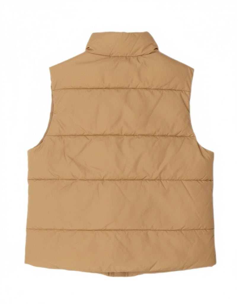RALPH LAUREN Womens Padded Gilet UK 14 Medium Beige Nylon Vintage Ralph Lauren and Second-Hand Ralph Lauren from Messina Hembry 