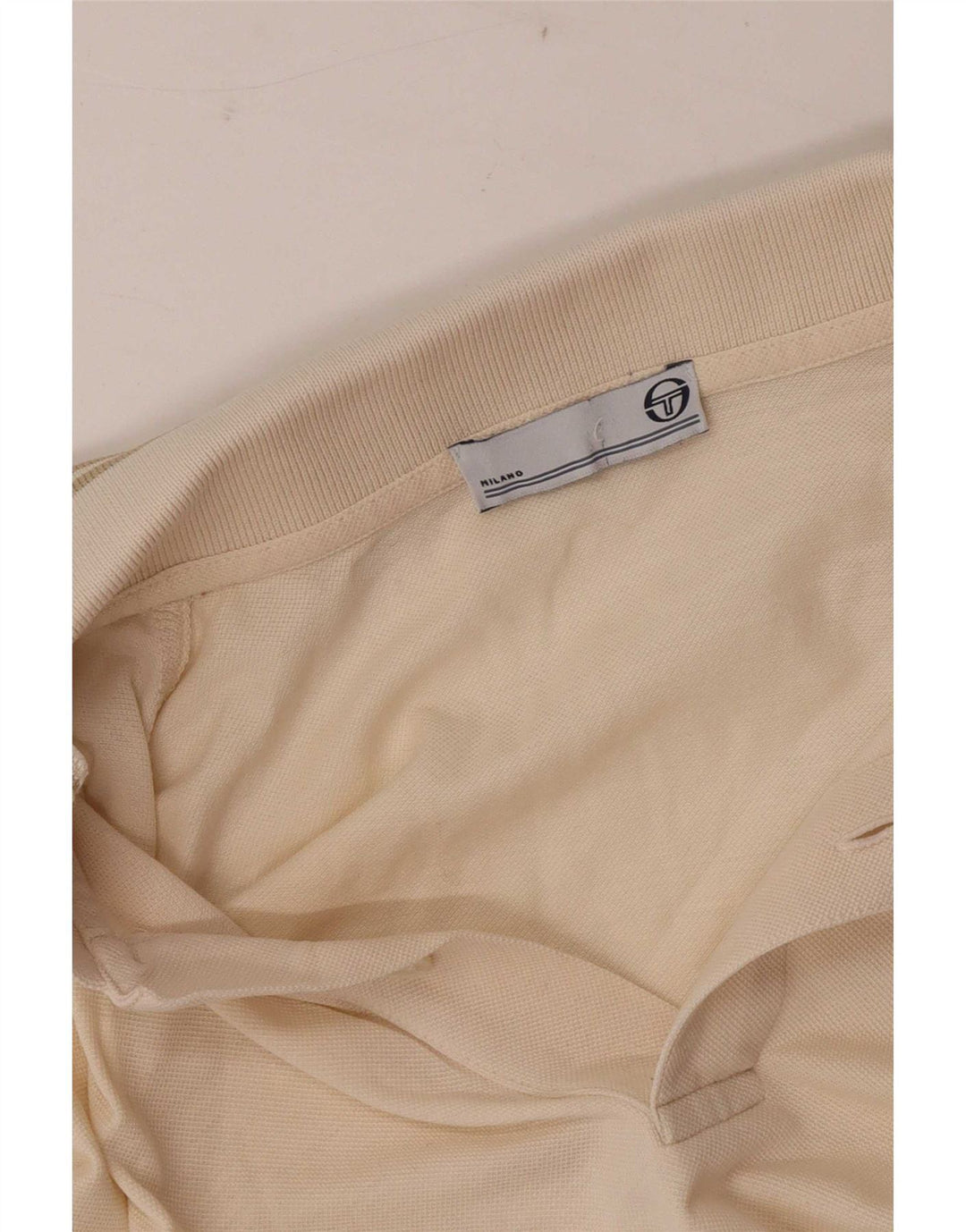 Sergio Tacchini Mens Long Sleeve Polo Shirt XL Beige