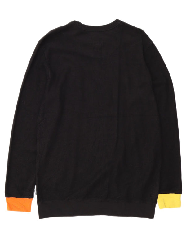 Vans Mens Graphic Sweatshirt Jumper Medium Black Cotton