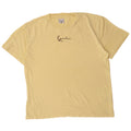 Karl Kani Mens Graphic T-Shirt Top Medium Yellow Cotton