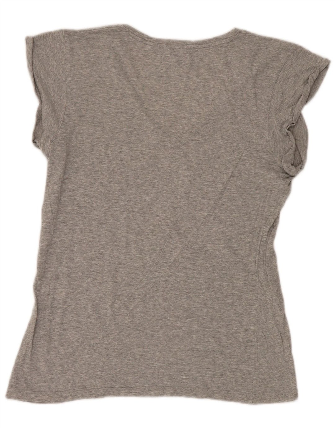 Diesel Womens Graphic T-Shirt Top UK 16 Large Grey