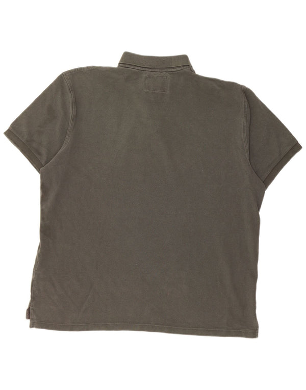 J. Crew Mens Polo Shirt XL Grey Cotton