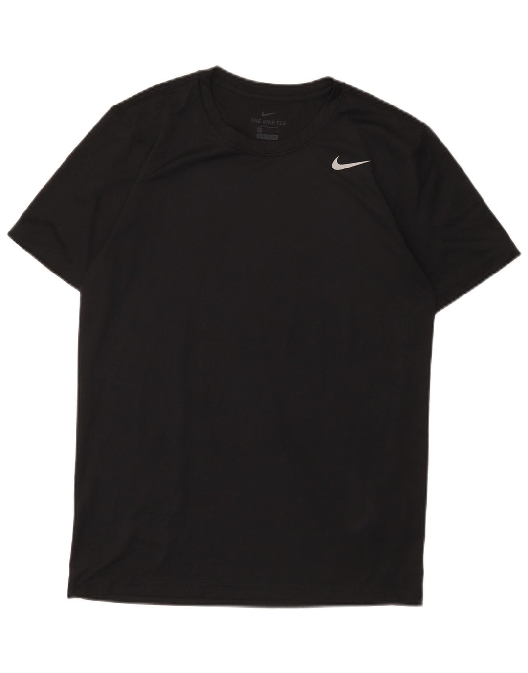 Nike Mens Dri Fit T-Shirt Top Small Black Polyester