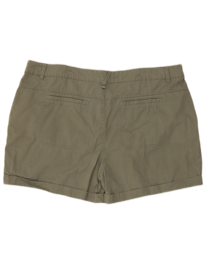 Mountain Warehouse Womens Cargo Shorts W38 XL Khaki Cotton