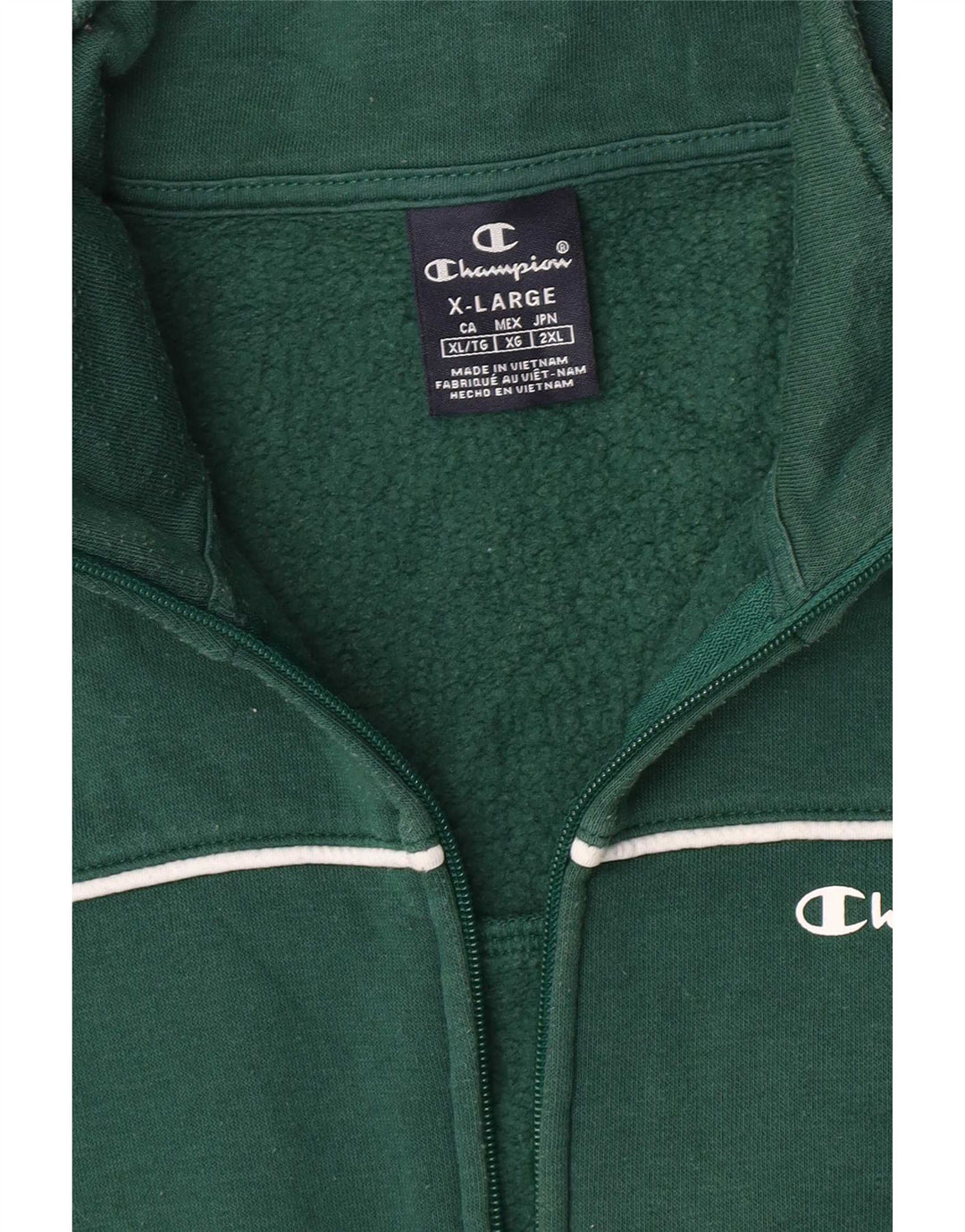 Champion Mens Tracksuit Top Jacket XL Green