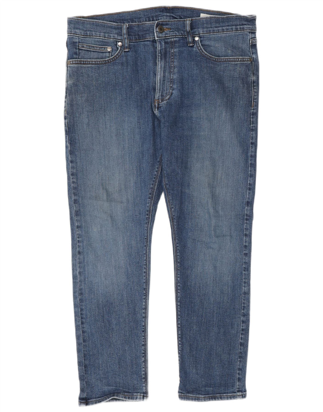 Marks & Spencer Mens Slim Jeans W34 L27 Blue Cotton
